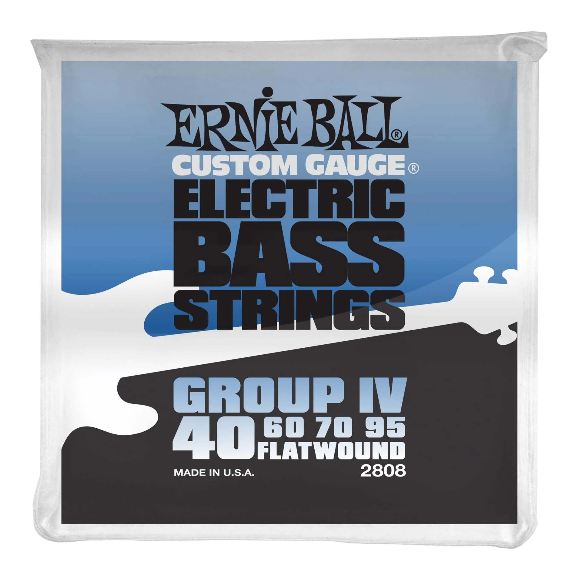 Ernie Ball 2808 Flatwound Group IV Electric Bass Strings - Image 3