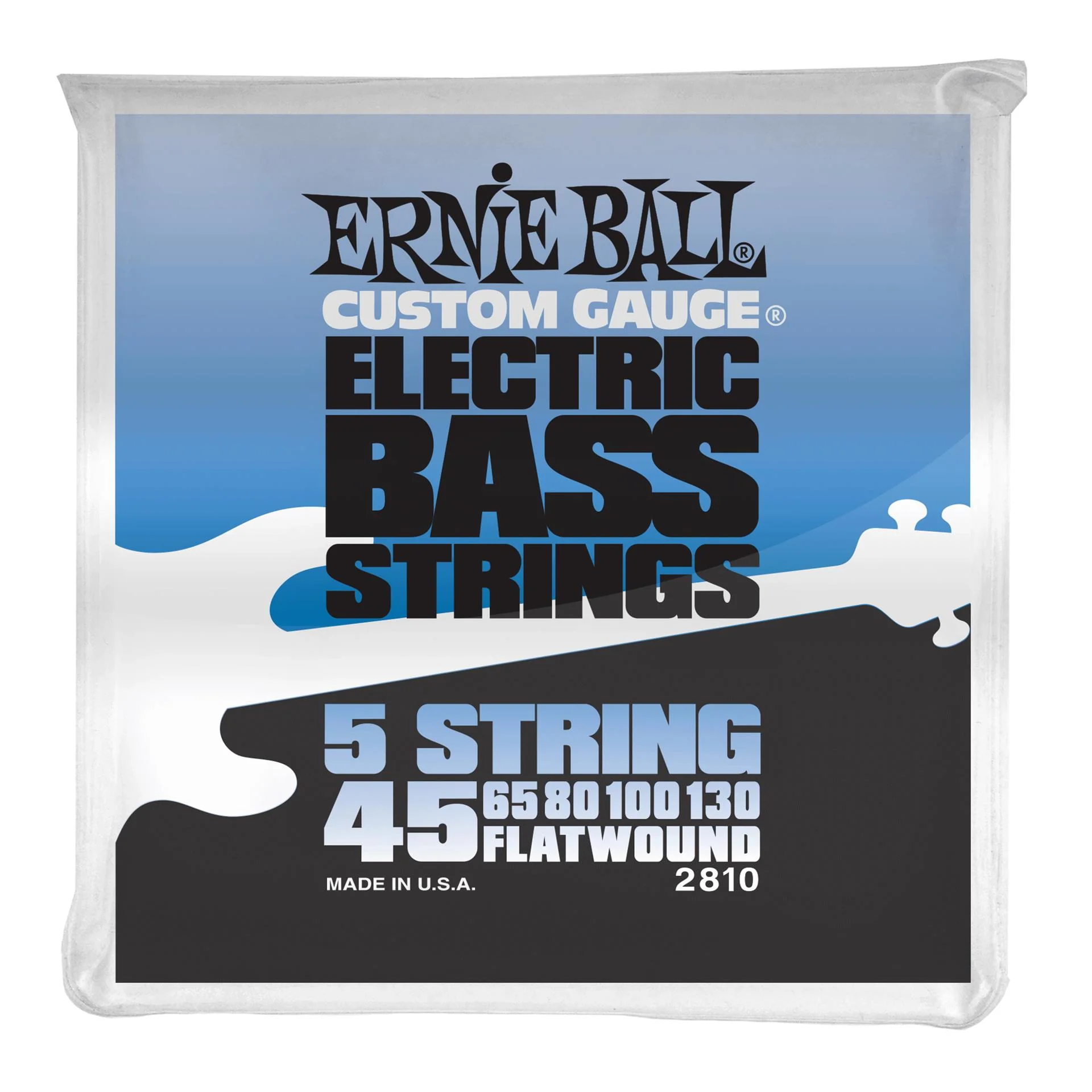 Ernie Ball 2810 Flatwound 5-string Electric Bass Strings - Image 3