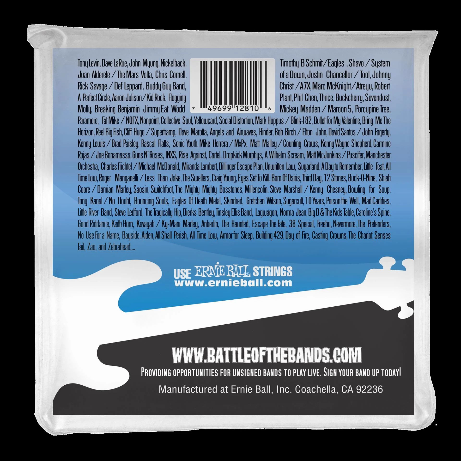 Ernie Ball 2810 Flatwound 5-string Electric Bass Strings - Image 4