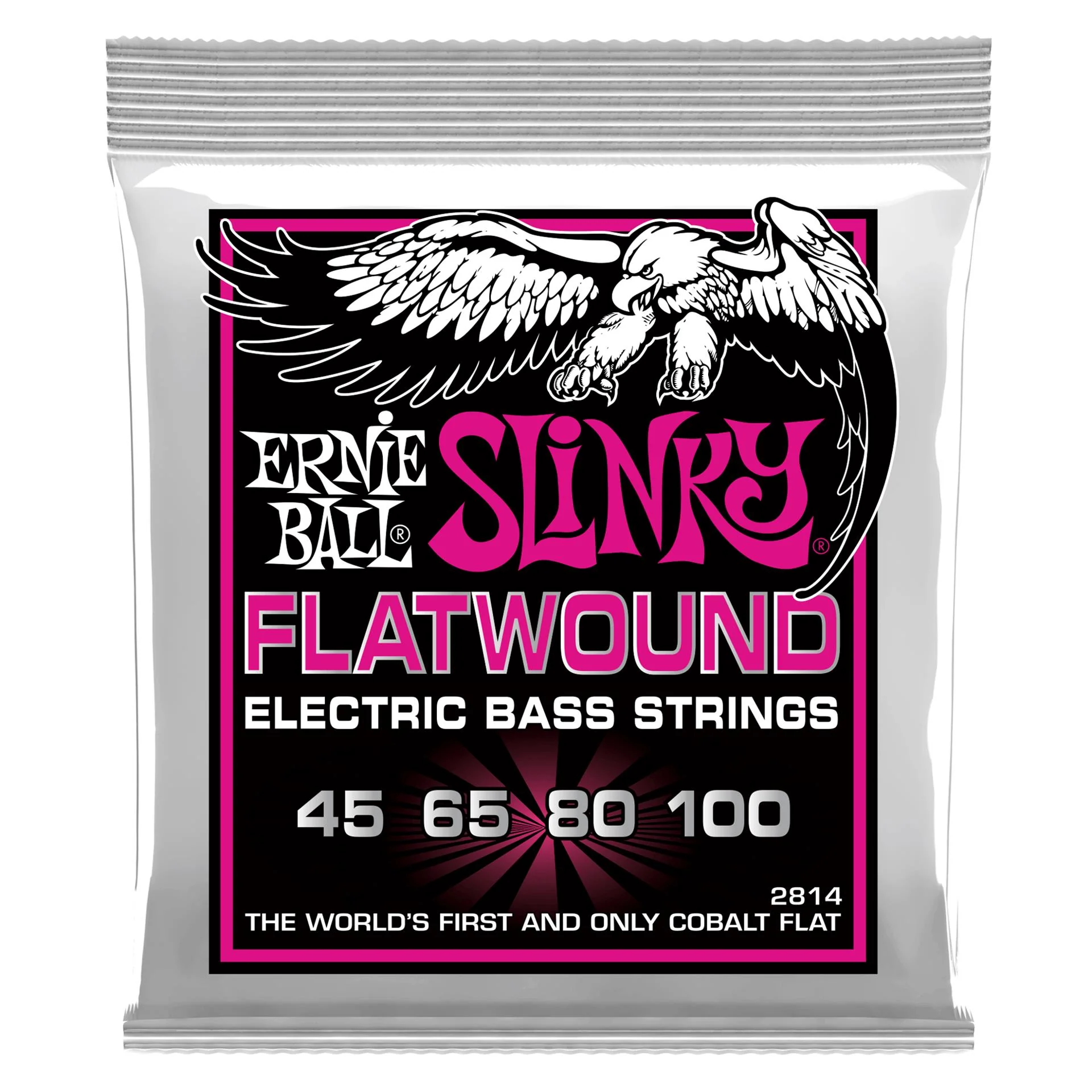 Ernie Ball 2814 Super Slinky Flatwound Electric Bass Strings - Image 3
