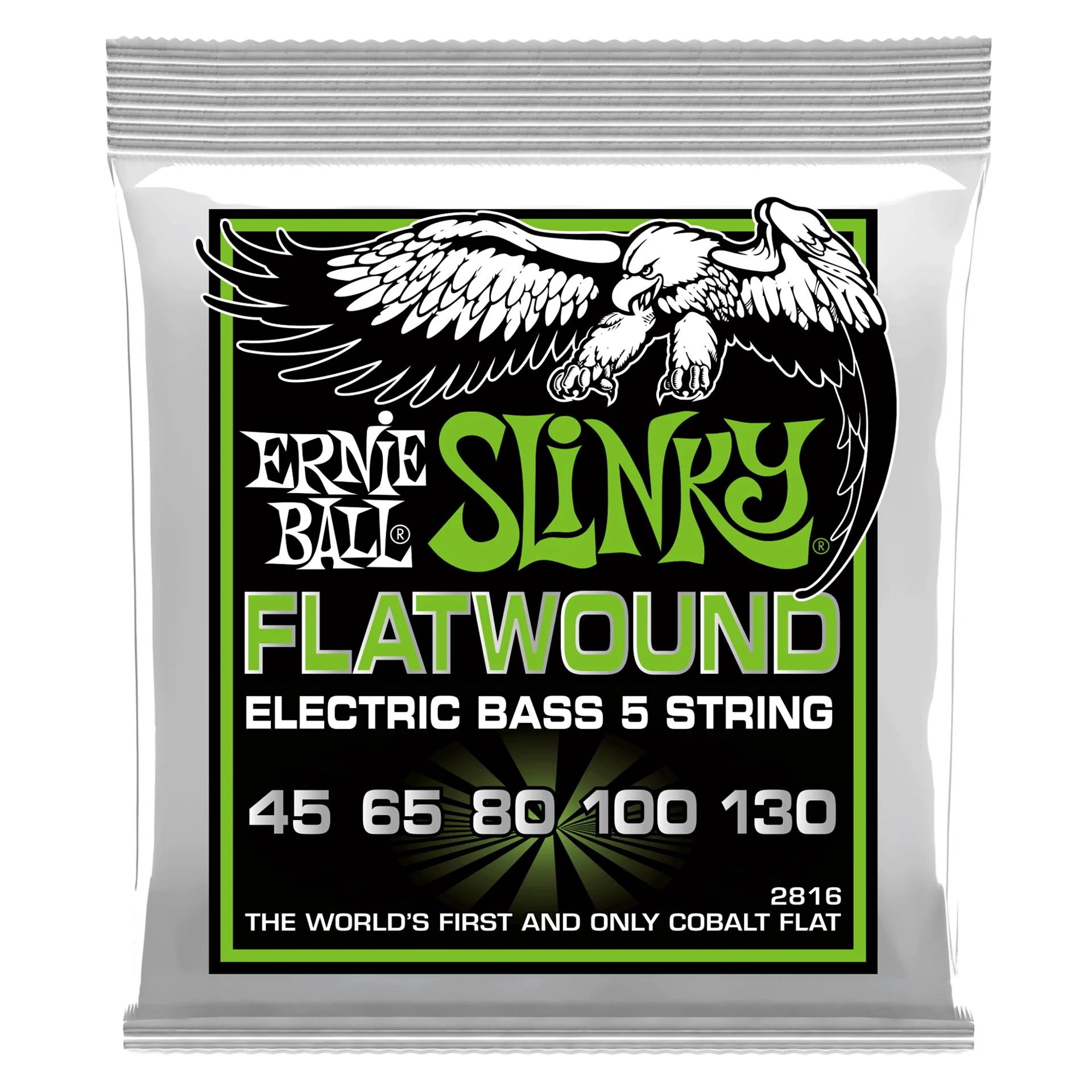 Ernie Ball 2816 Regular Slinky 5-String Flatwound Electric Bass Strings - Image 4