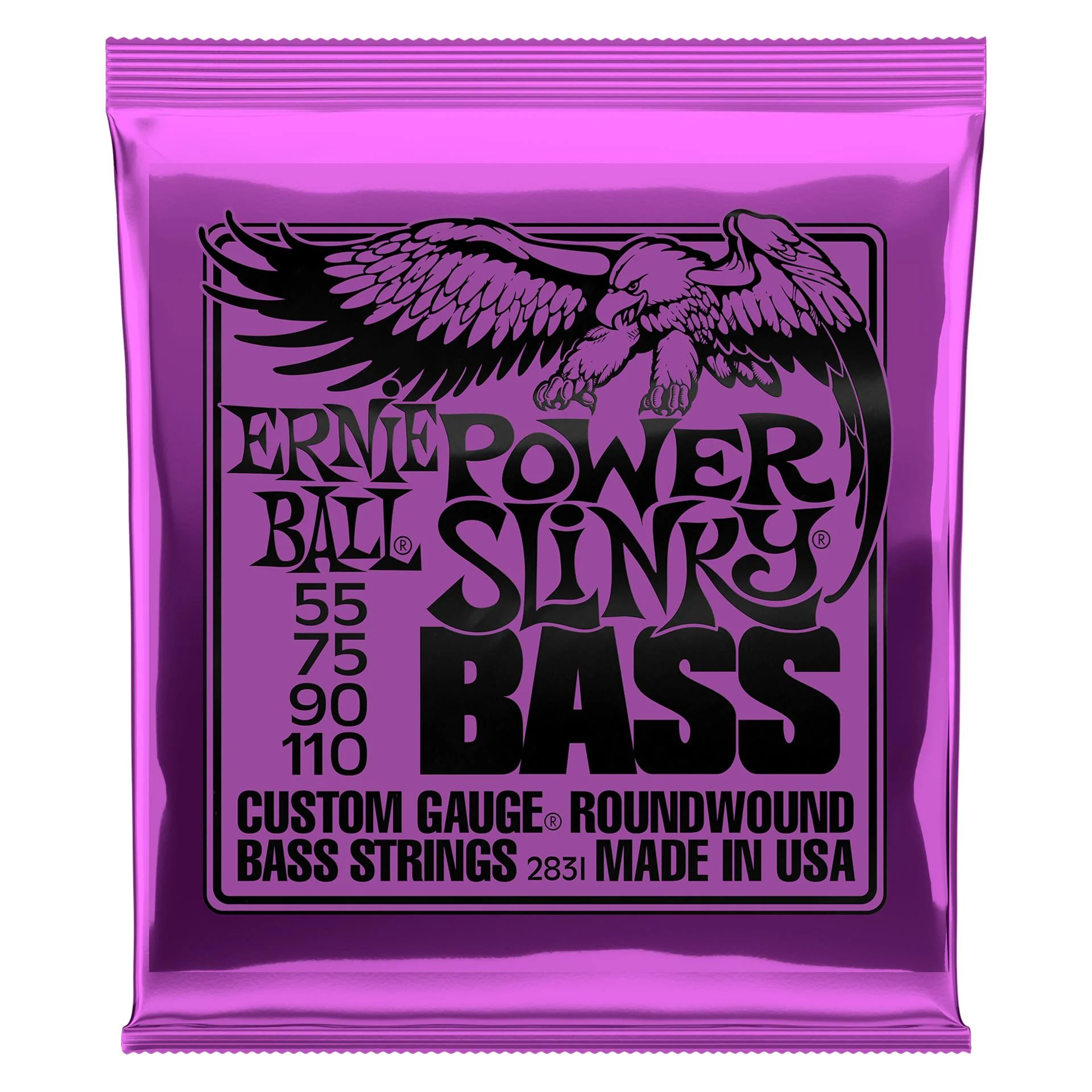 Ernie Ball 2831 Power Slinky Nickel Wound Electric Bass Strings - Image 3