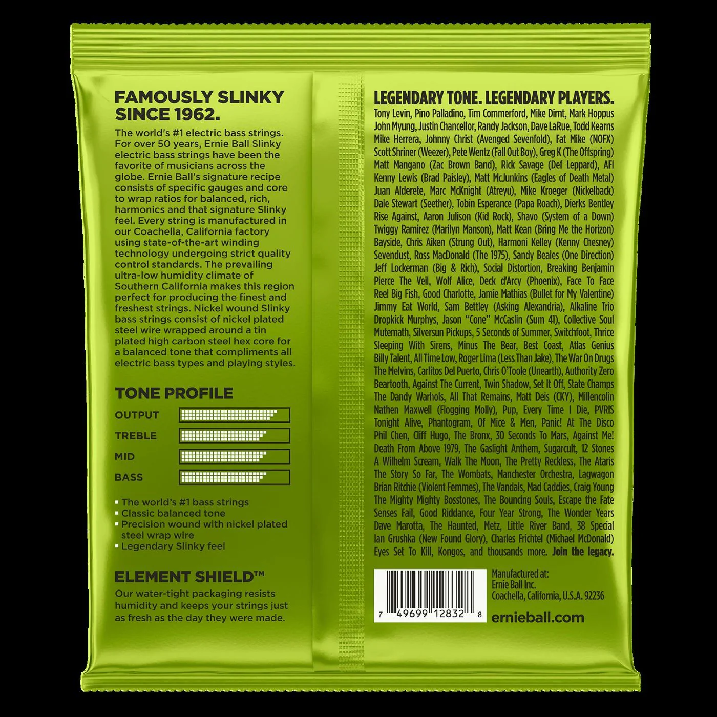 Ernie Ball 2832 Regular Slinky Nickel Wound Electric Bass Strings - Image 2