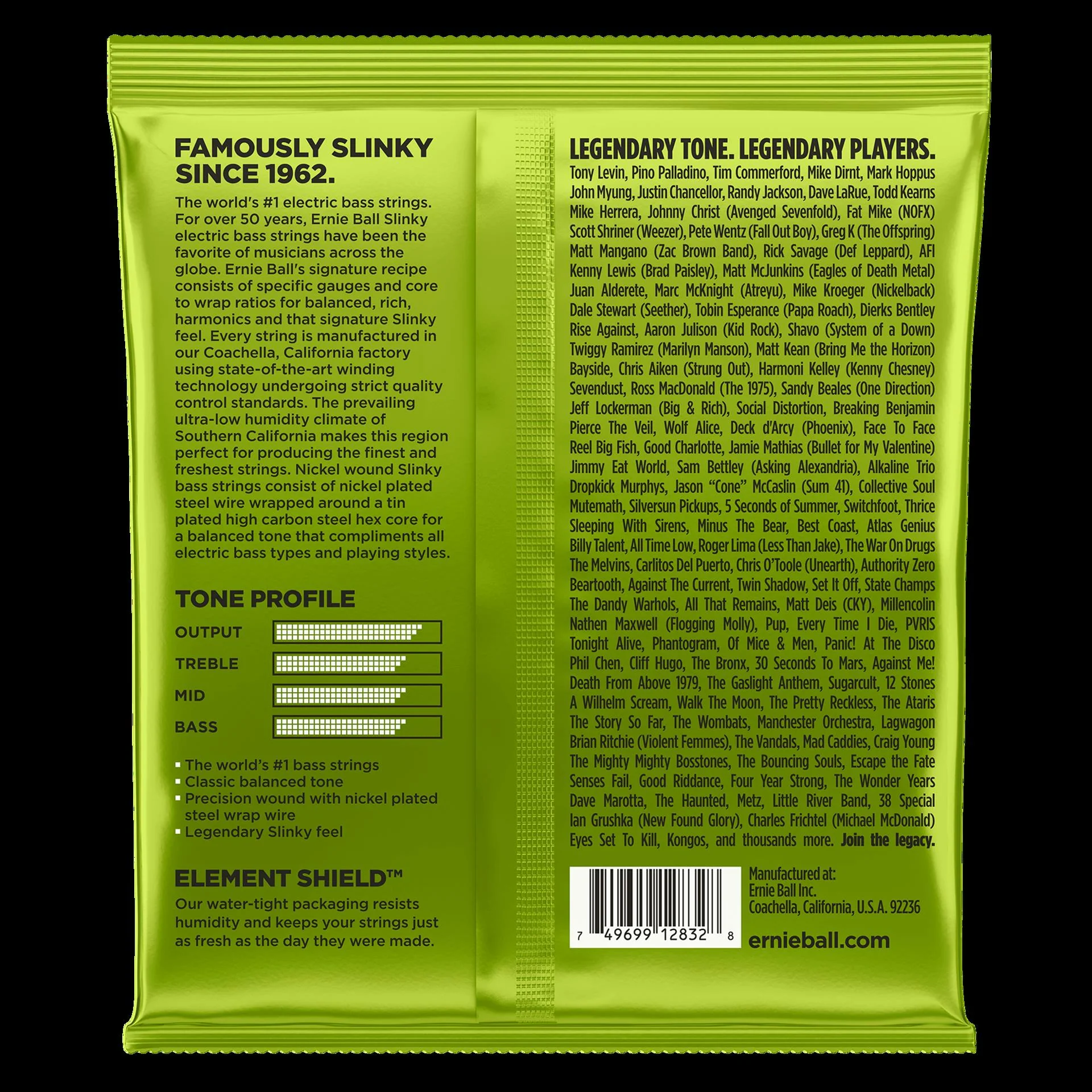 Ernie Ball 2832 Regular Slinky Nickel Wound Electric Bass Strings - Image 3