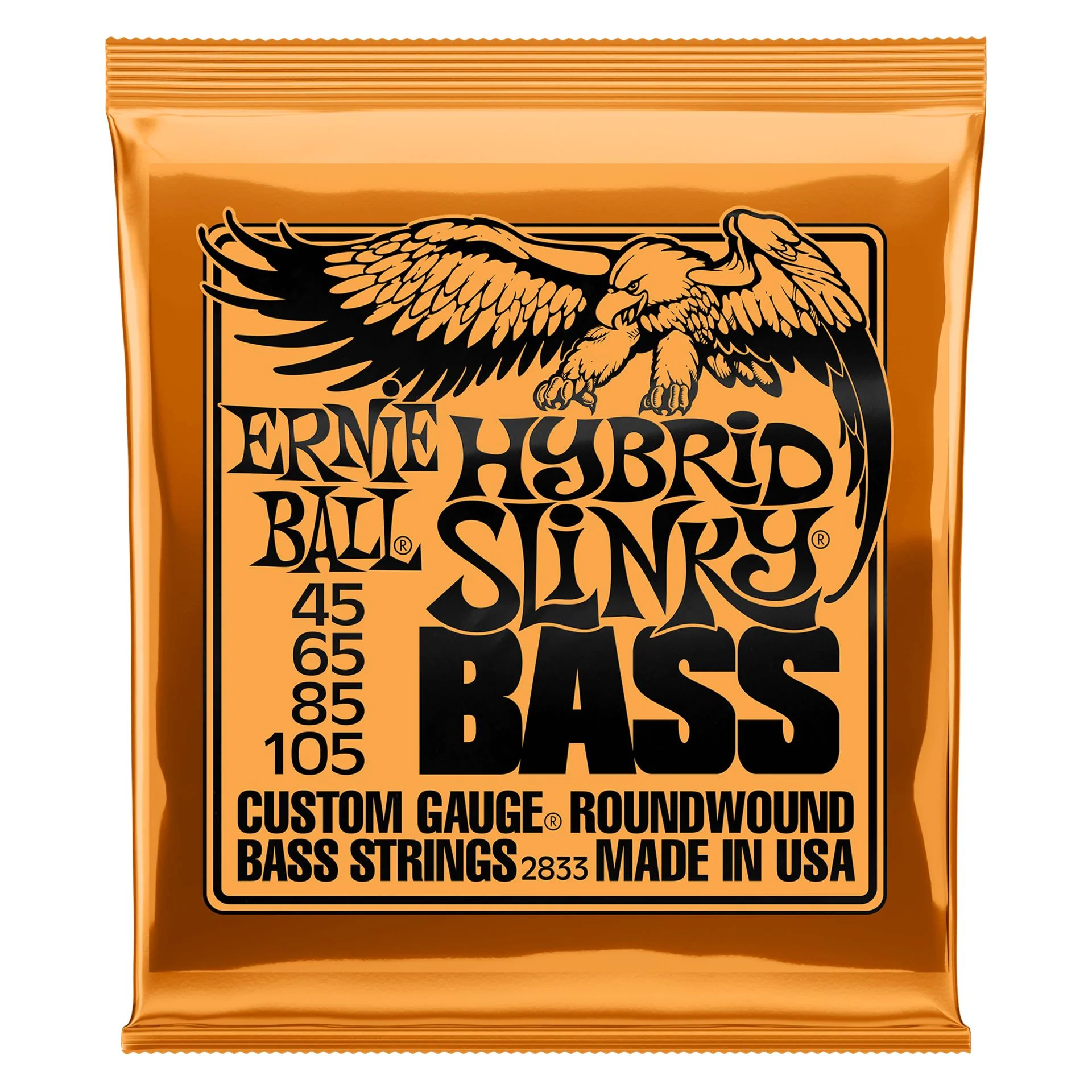 Ernie Ball 2833 Hybrid Slinky Nickel Wound Electric Bass Strings - Image 3