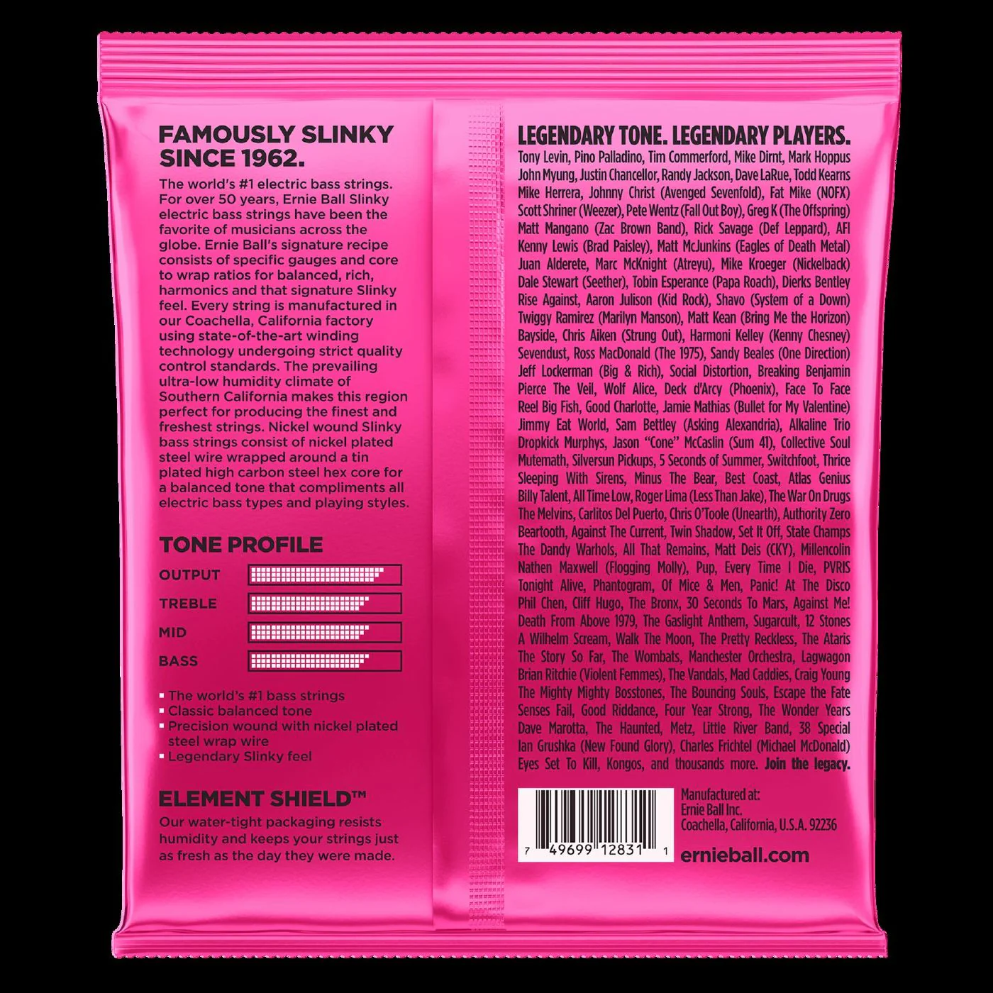 Ernie Ball 2834 Super Slinky Nickel Wound Electric Bass Strings - Image 2