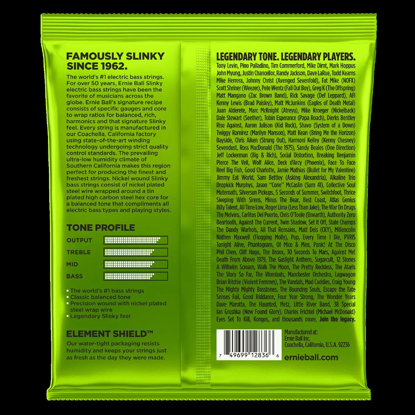 Ernie Ball 2836 Regular Slinky 5-String Nickel Wound Electric Bass Strings - Image 2