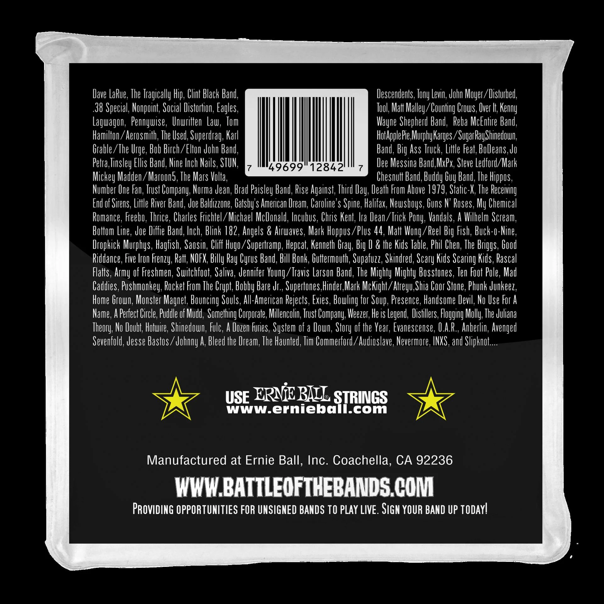 Ernie Ball 2842 Regular Slinky Stainless Steel Electric Bass Strings - Image 4