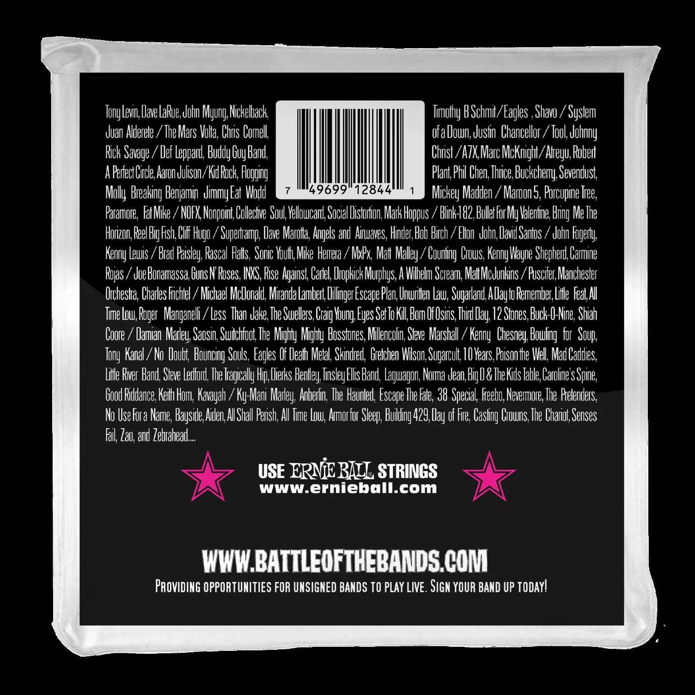 Ernie Ball 2844 Super Slinky Stainless Steel Electric Bass Strings - Image 2