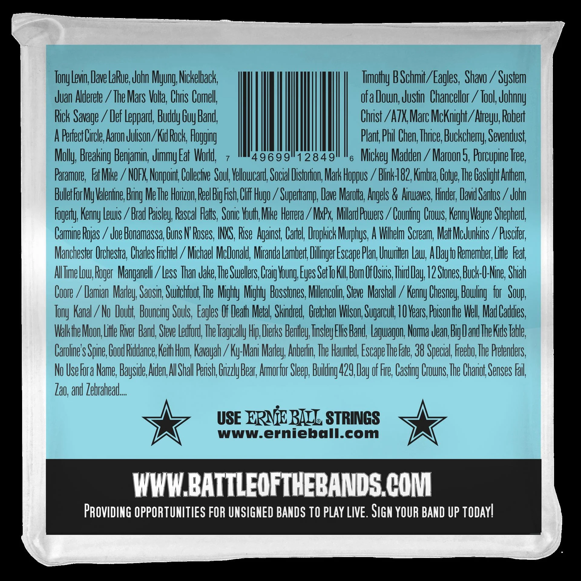 Ernie Ball 2849 Super Long Scale Slinky Electric Bass Strings - Image 3