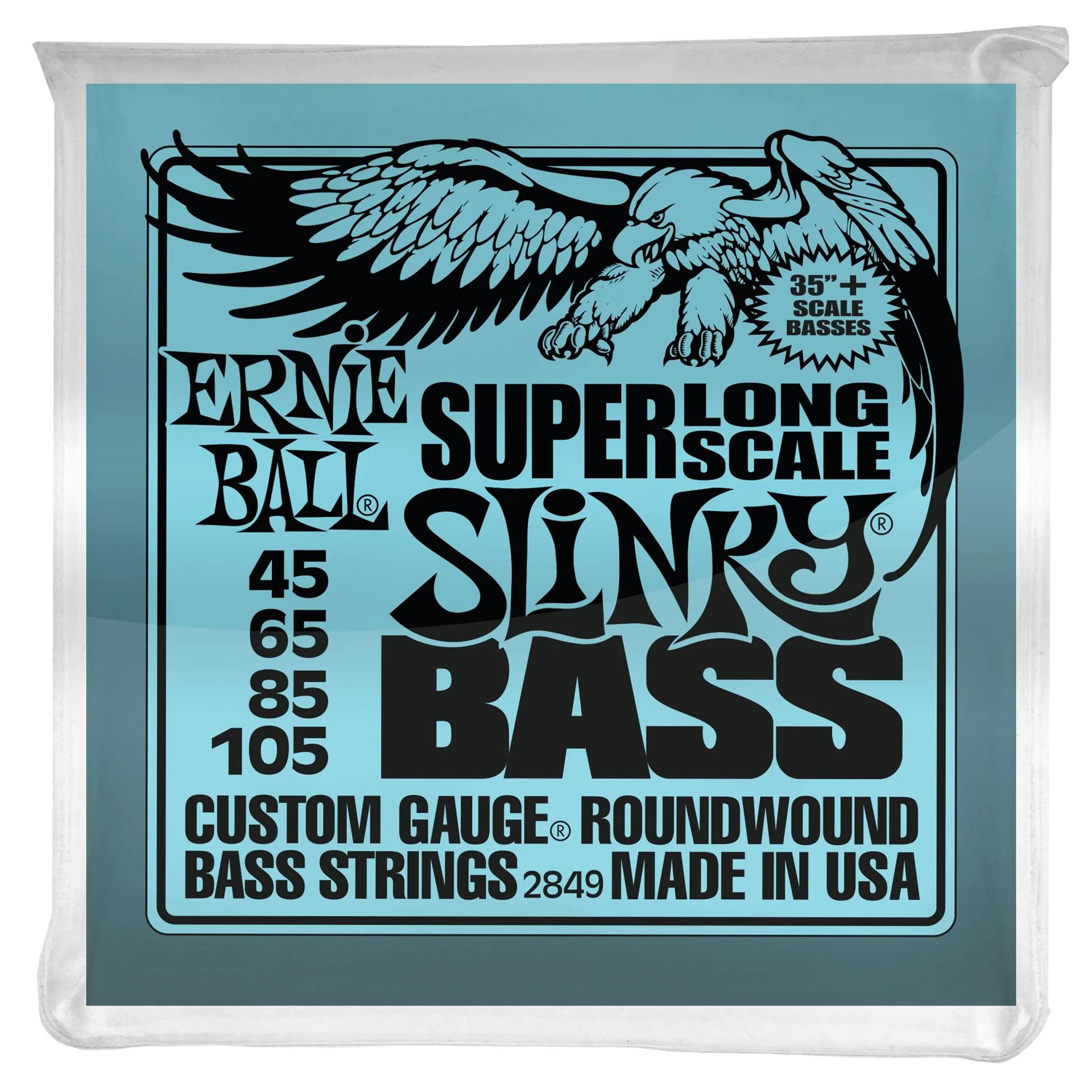Ernie Ball 2849 Super Long Scale Slinky Electric Bass Strings - Image 4