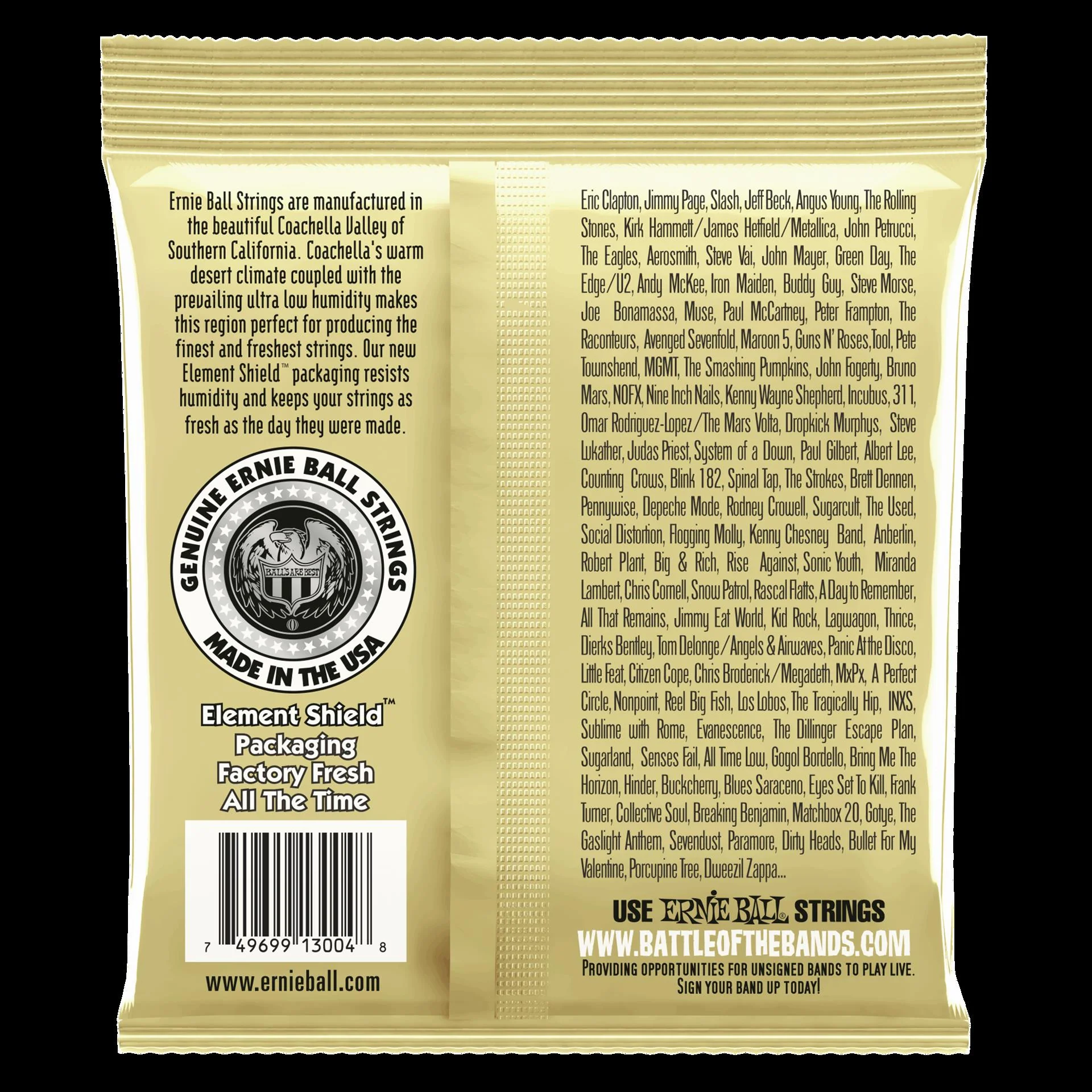Ernie Ball 3004 Earthwood Light 80 20 Bronze Acoustic Guitar Strings 3-Pack - Image 3