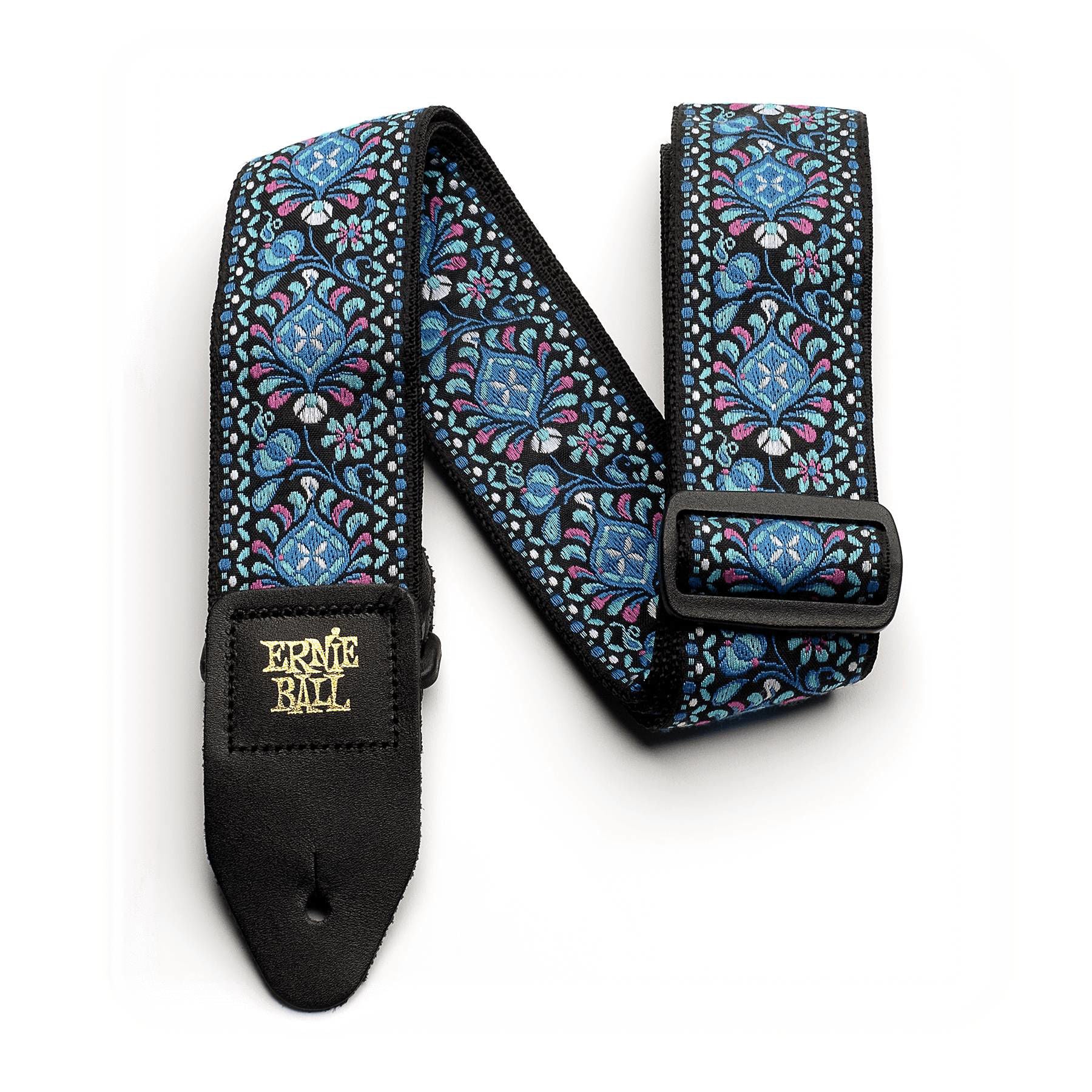 Ernie Ball 4097 Indigo Orchid Woven Jacquard Guitar Strap - Image 2