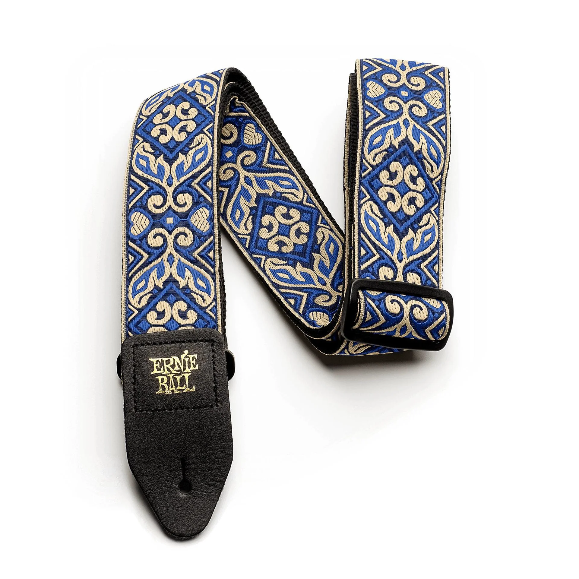 Ernie Ball 4165 Tribal Blue Jacquard Guitar Strap - Image 2