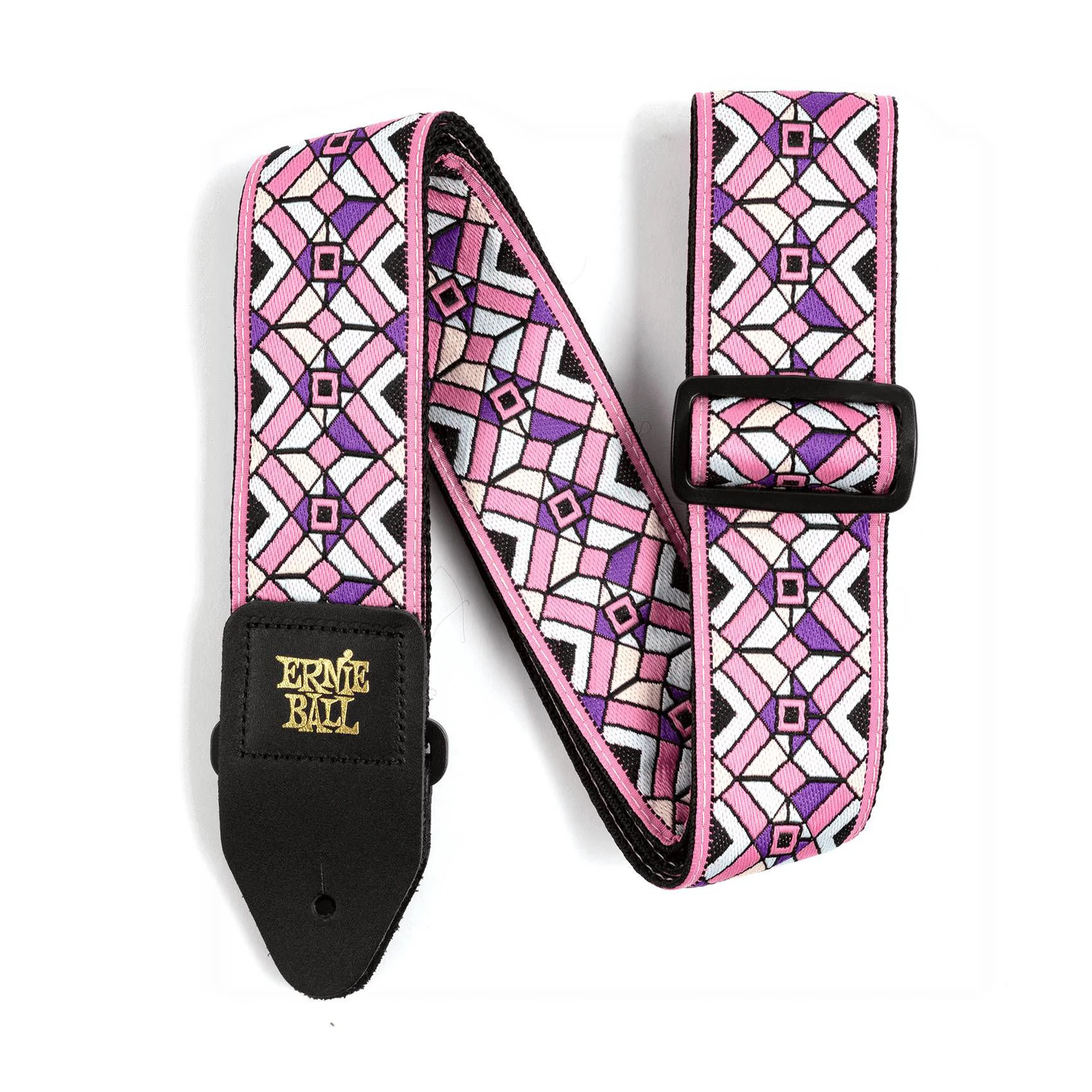 Ernie Ball 4658 Kaleidoscope Pink Jacquard Guitar Strap - Image 2