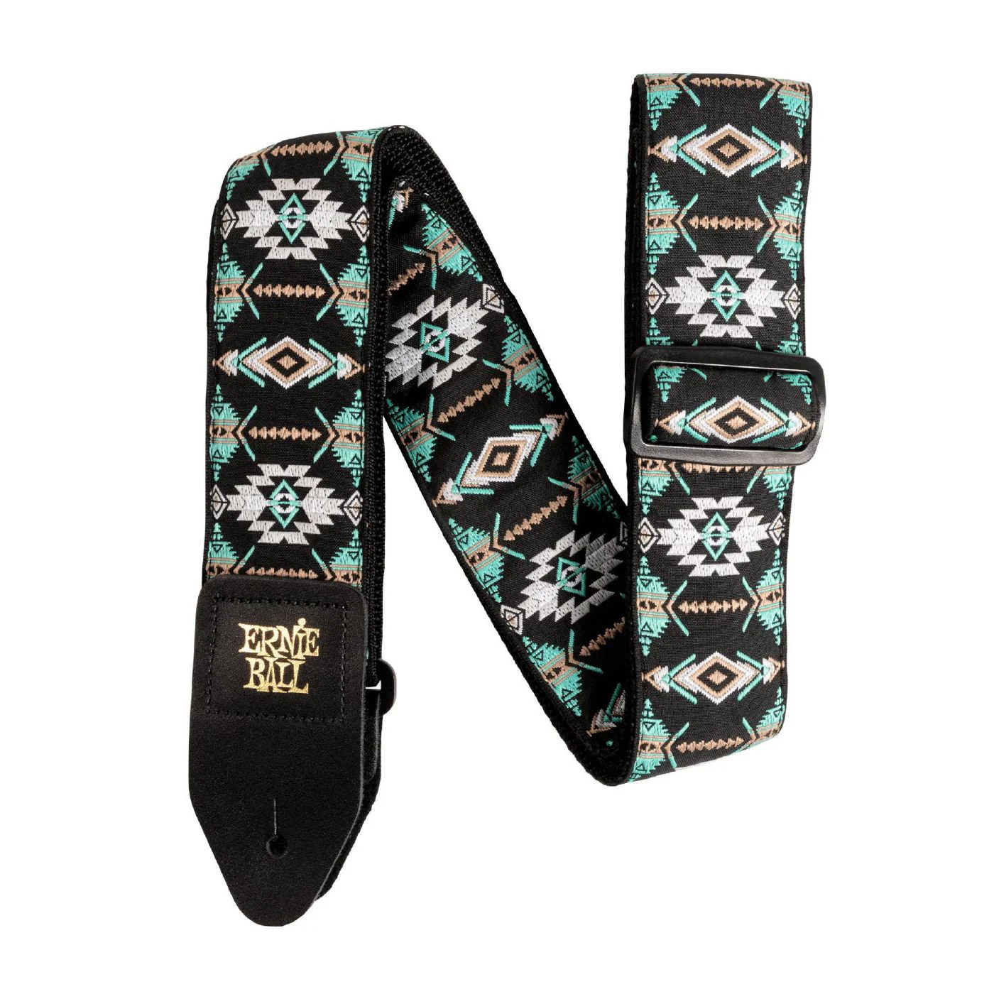 Ernie Ball 5325 Southwestern Turquoise Jacquard Guitar Strap
