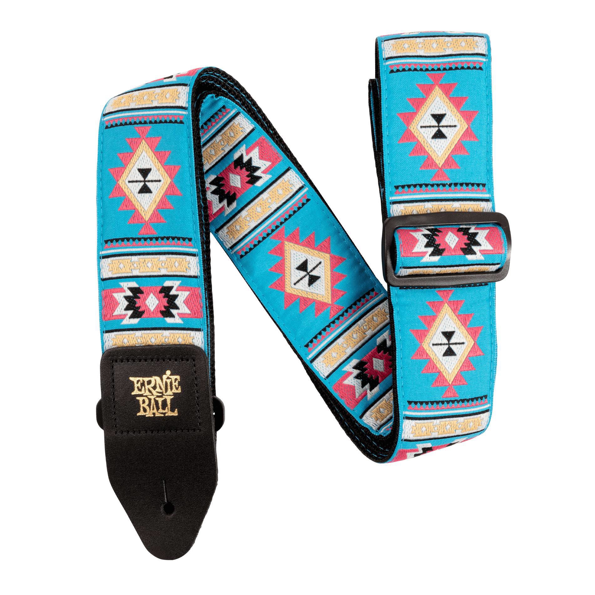 Ernie Ball 5326 Sedona Blue Jacquard Guitar Strap - Image 2