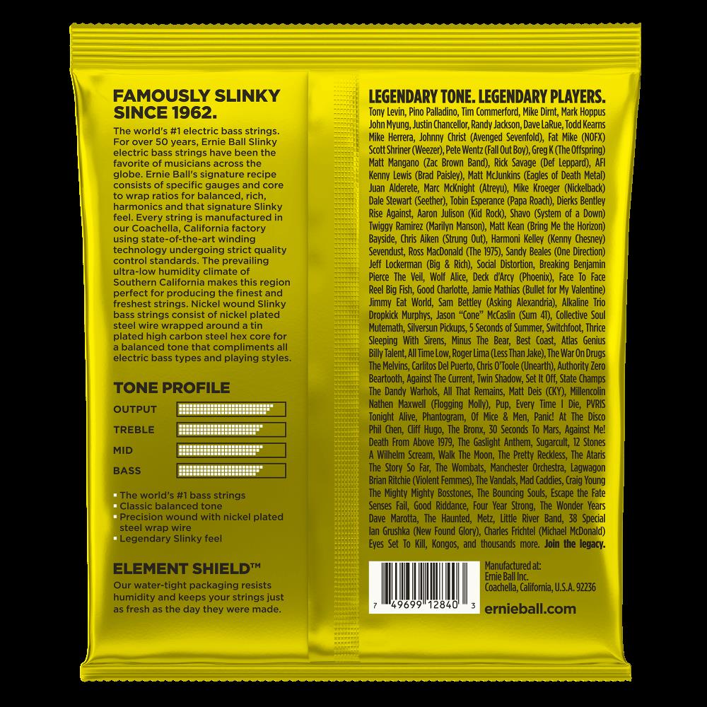 Ernie Ball E2840 Beefy Slinky Bass Guitar Strings - Image 3