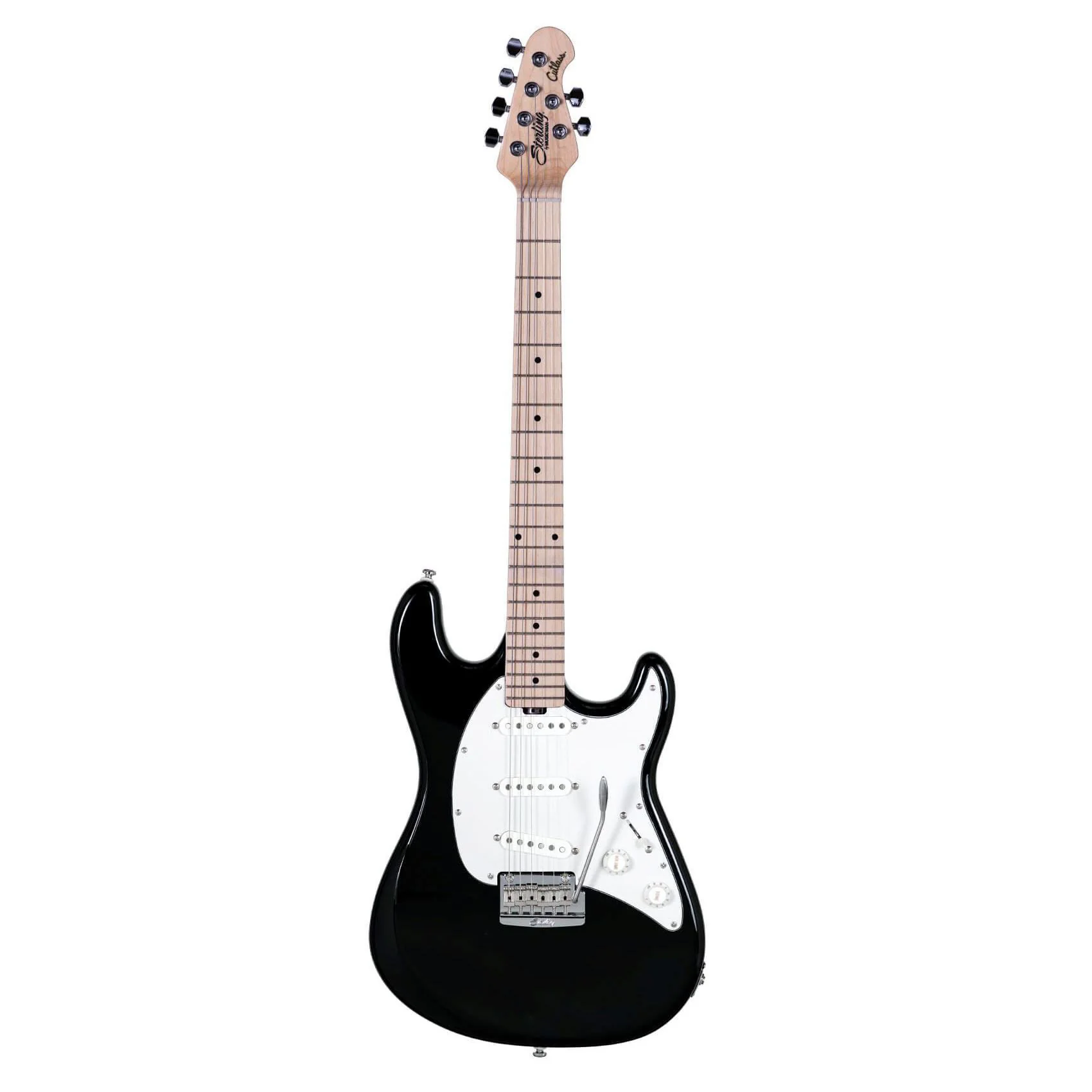 Ernie Ball Music Man CT50 Sterling Cutlass Electric Guitar MN, Black - Image 2