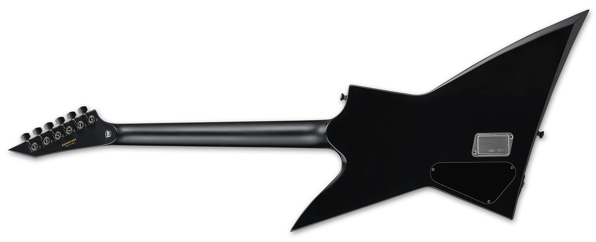 ESP E-2 EX Electric Guitar - No Trem - Black - Image 4