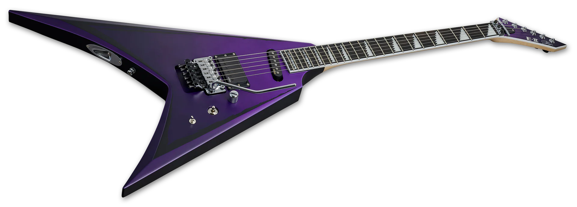 ESP E-II Alexi RIPPED Electric Guitar Purple - Image 4