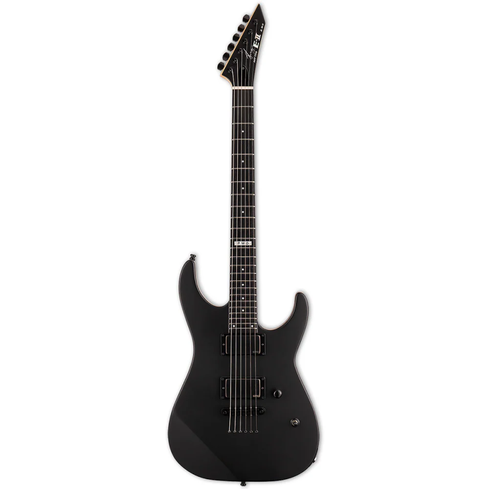 ESP E-II Jeff Ling Signature Electric Guitar - Black Satin - Image 6