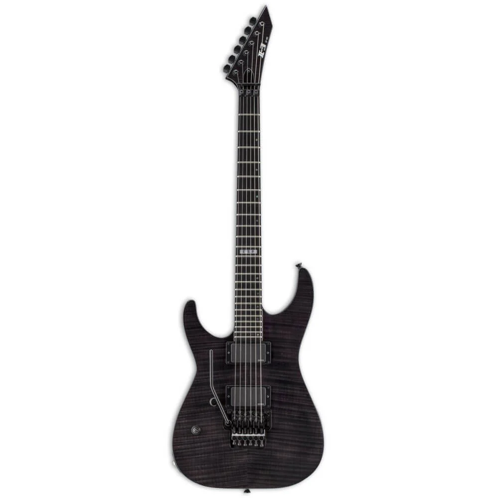 ESP E-II M-II LH Electric Guitar Left-Handed FM See Thru Black FR EMG - Image 6