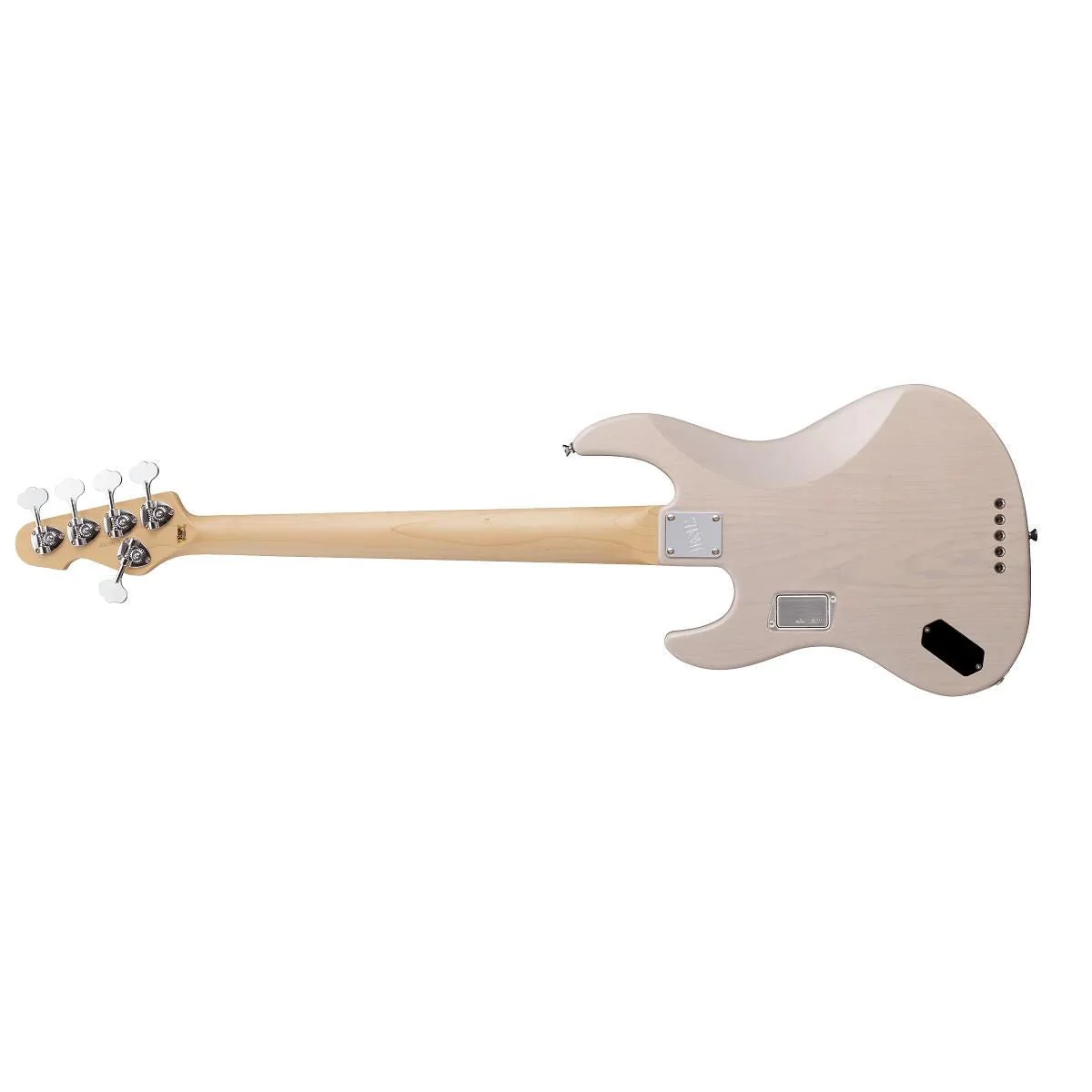 ESP Original Custom Shop Amaze 5-String Bass Guitar Trans White - Image 3