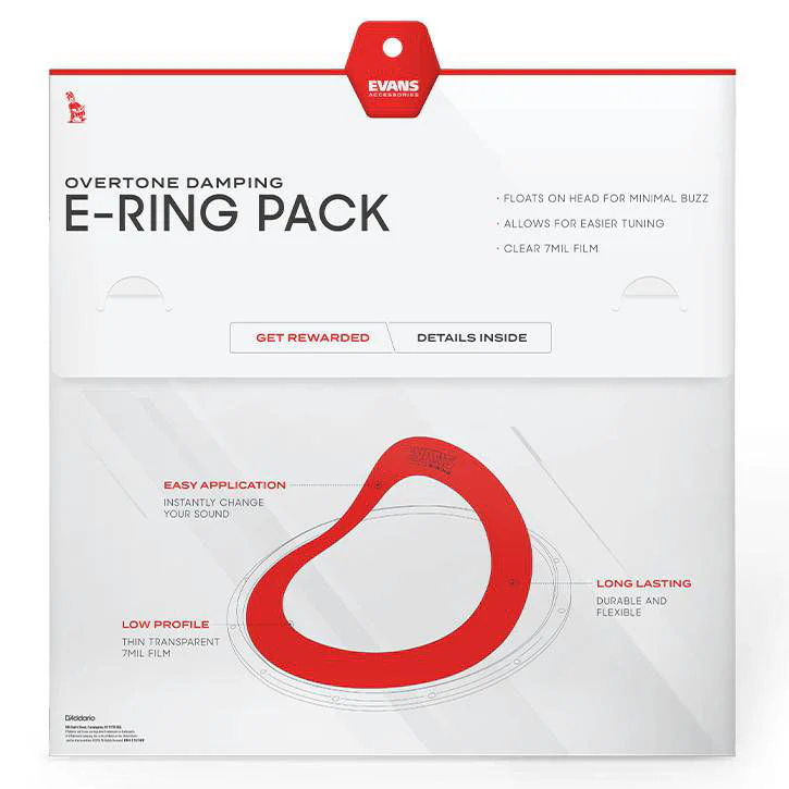 Evans 1.5 Inch E-Ring 10 Pack 12 Inch - Image 6