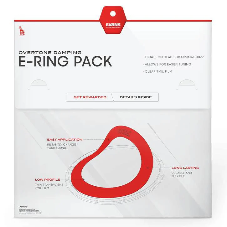 Evans 1.5 Inch E-Ring 10 Pack 14 Inch - Image 3