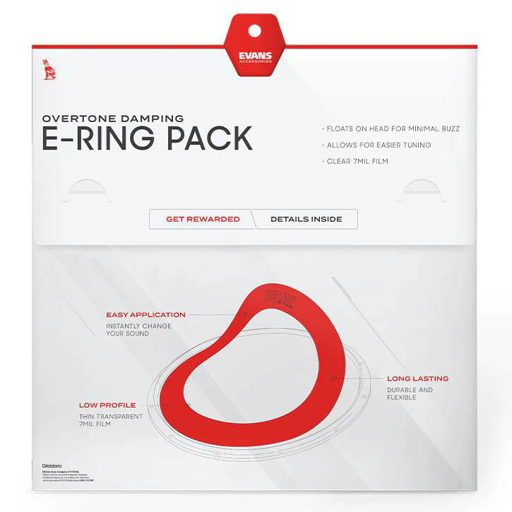 Evans 1 Inch E-Ring 10 Pack 10 Inch - Image 5