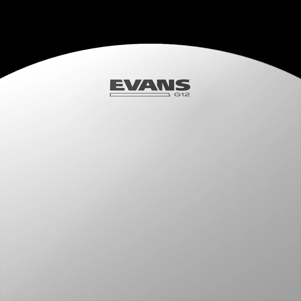 Evans 12 Inch G12 Coated White Drum Head - Image 3