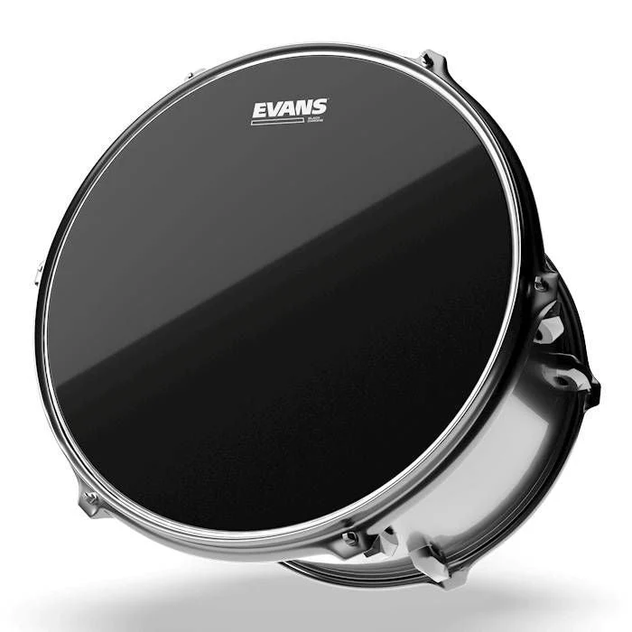 Evans 12 Inch Resonant Black Glass Drum Head - Image 2