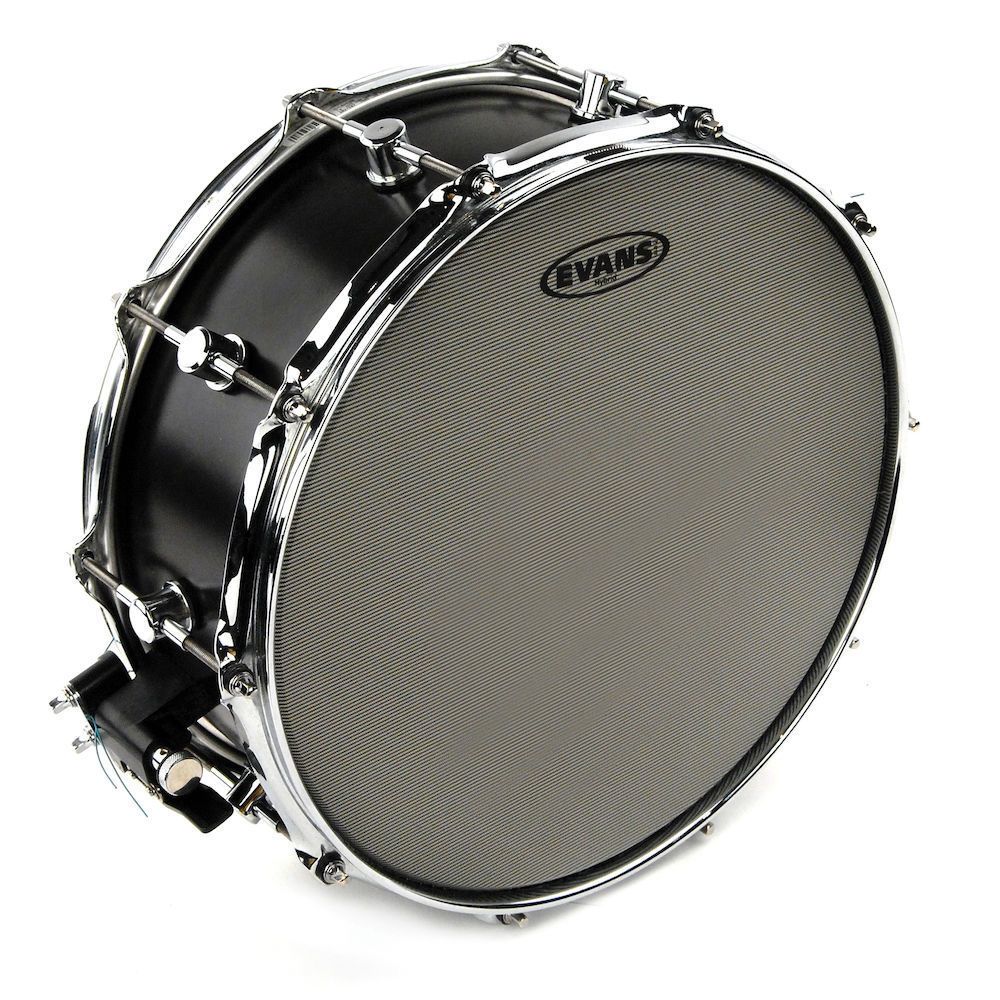 Evans 13 Inch Hybrid Snare Batter Coated Drum Head - Image 2