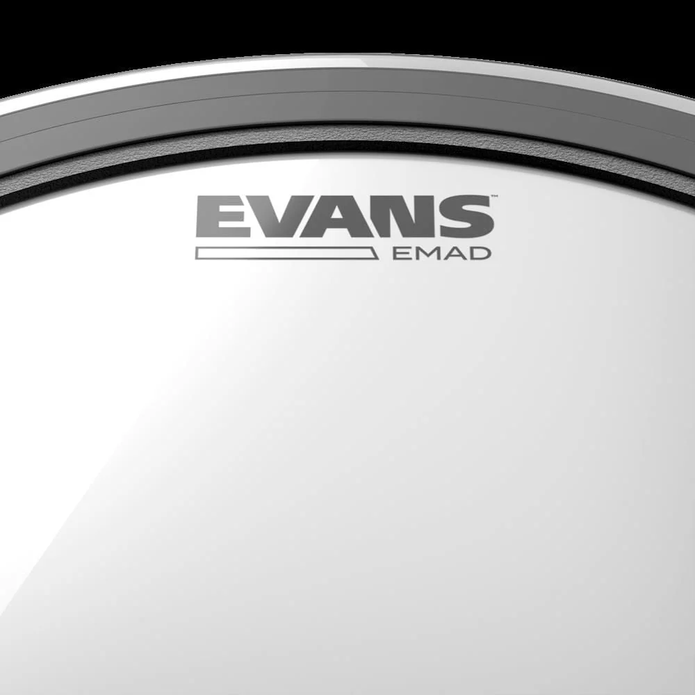 Evans 18 inch EMAD Batter Clear Bass Drumhead - Image 3