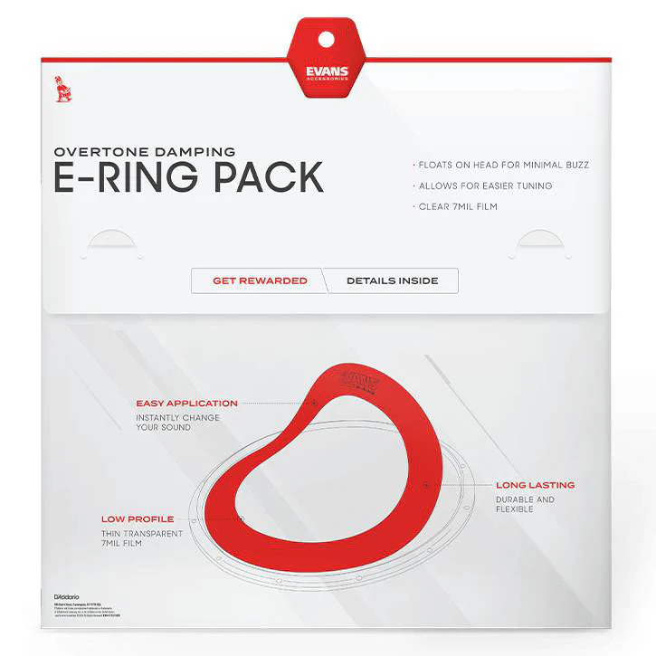 Evans 2 Inch E-Ring 10 Pack 14 Inch - Image 6