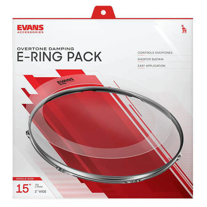 Evans 2 Inch E-Ring 10 Pack 15 Inch - Image 4