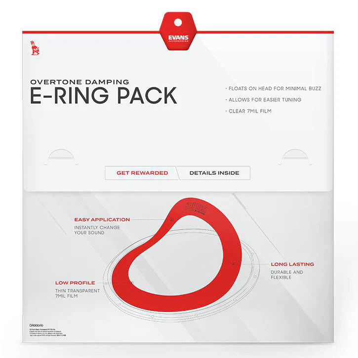 Evans 2 Inch E-Ring 10 Pack 15 Inch - Image 5