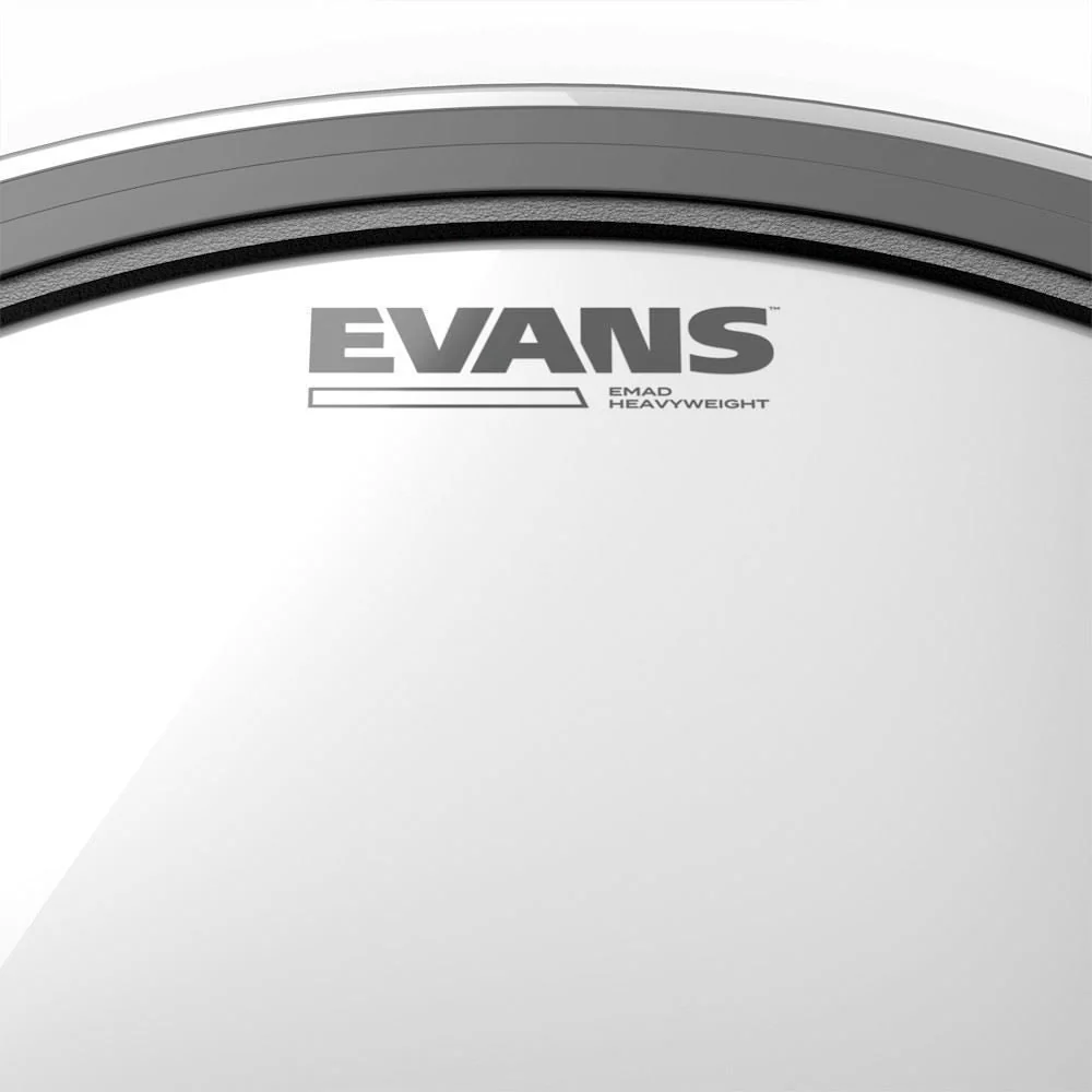 Evans 20 inch EMAD Heavyweight Batter Clear Bass Drumhead - Image 3