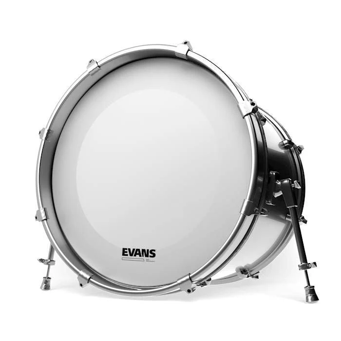 Evans 20 inch EQ3 Resonant Coated White Drum Head No Port - Image 2
