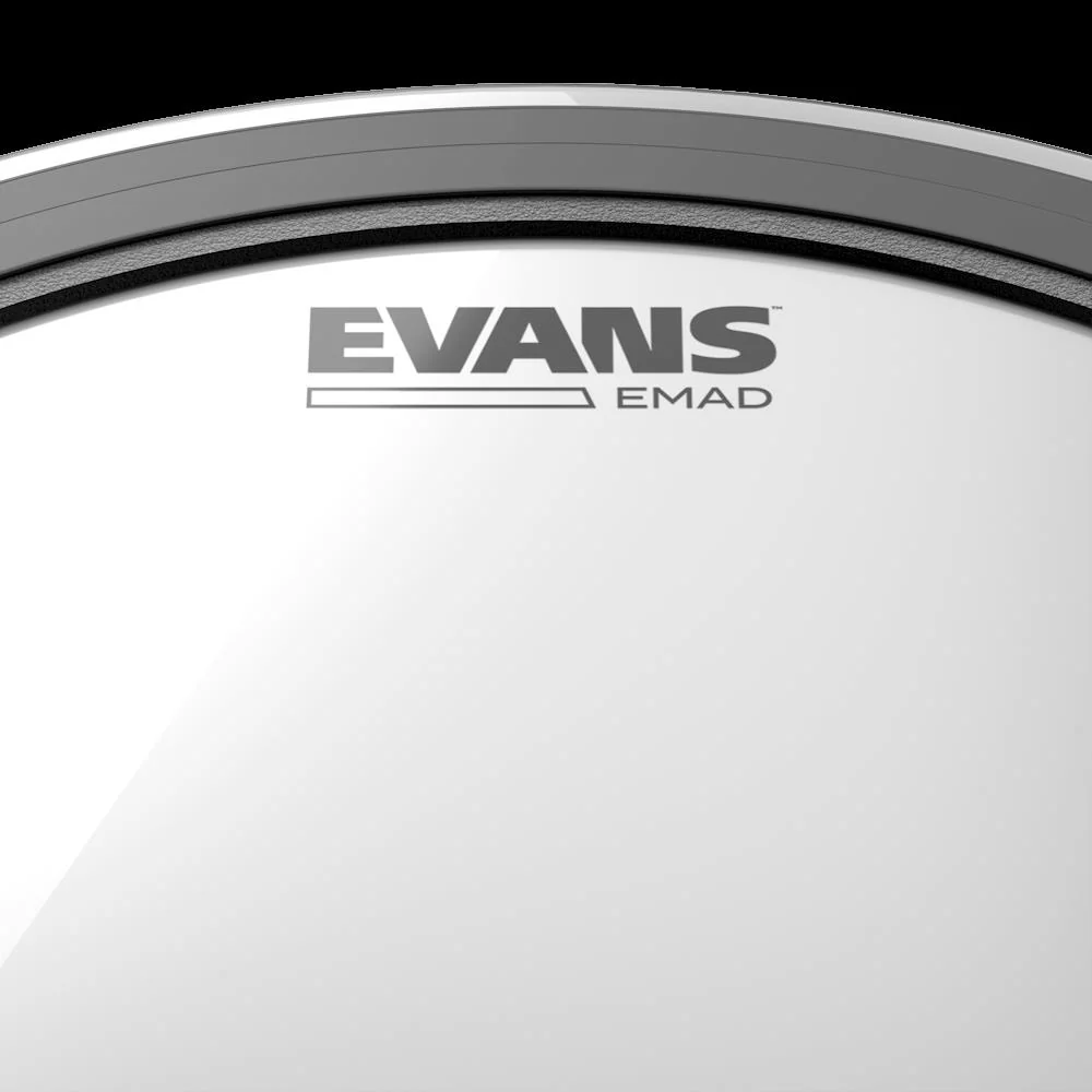 Evans 24 inch EMAD Batter Clear Bass Drumhead - Image 5