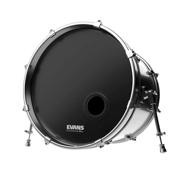 Evans 24 inch EMAD Resonant Black Drum Head - Image 5