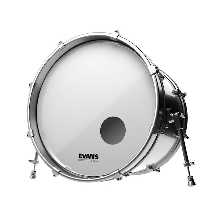 Evans 24 inch EQ3 Resonant Smooth White Bass DrumHead - Image 2