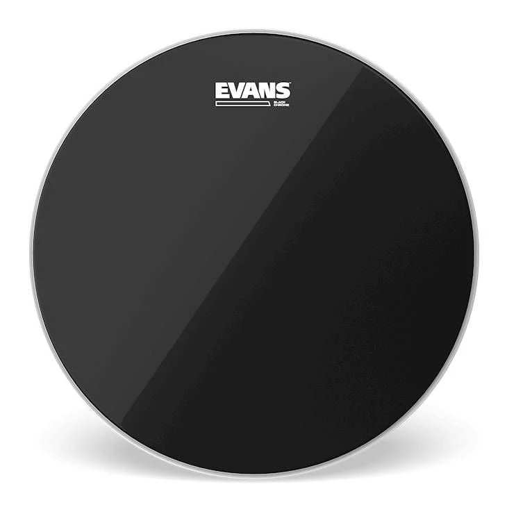 Evans Black Chrome 8 Inch Tom Drum Head