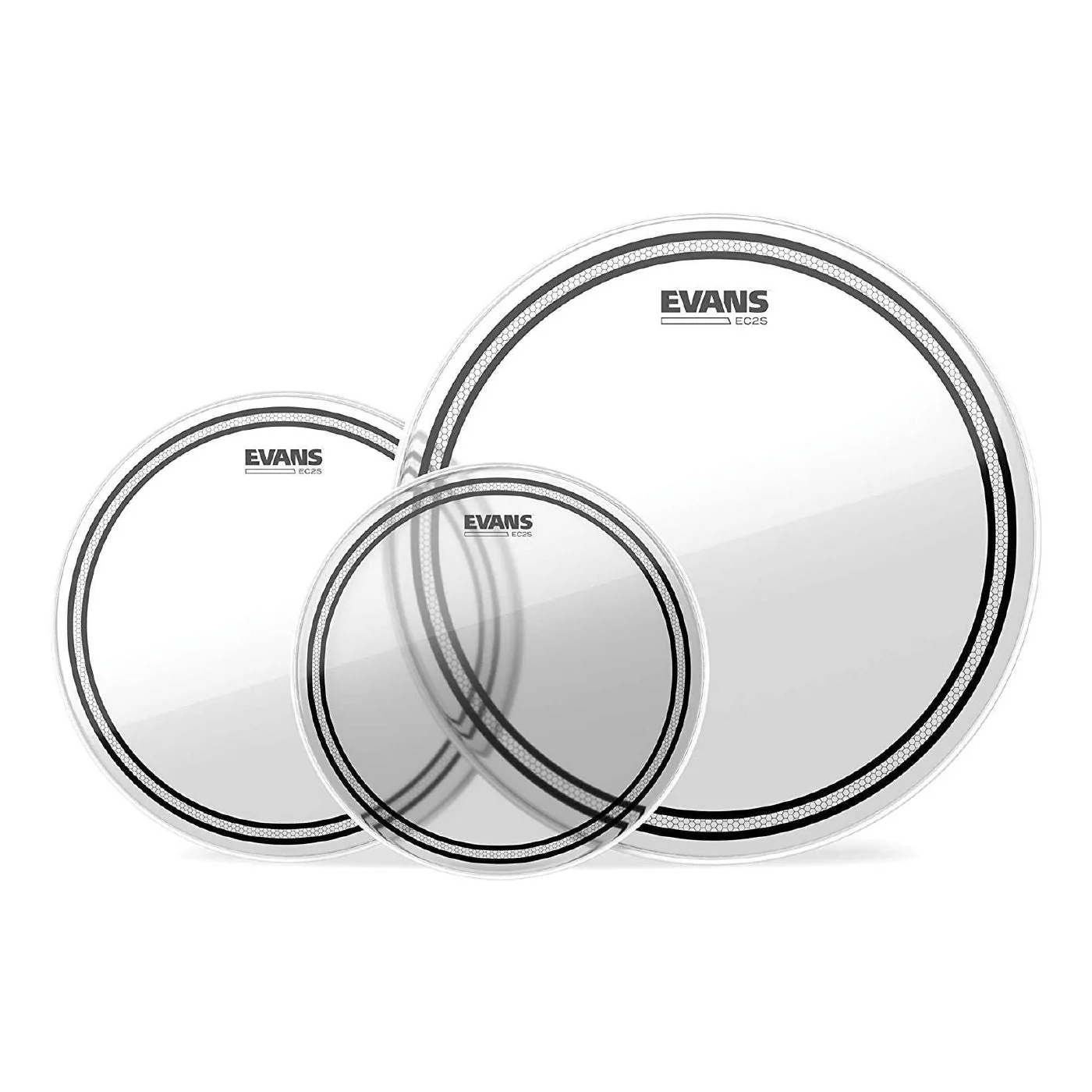 Evans EC2 Tompack Clear Rock (10 inch 12 inch 16 inch)