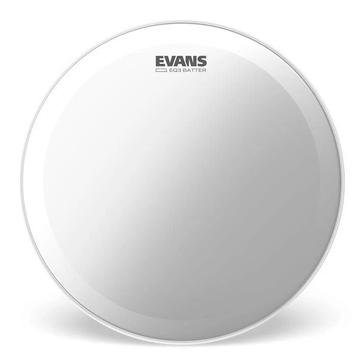 Evans EQ3 Frosted Bass Drum Head, 20 Inch