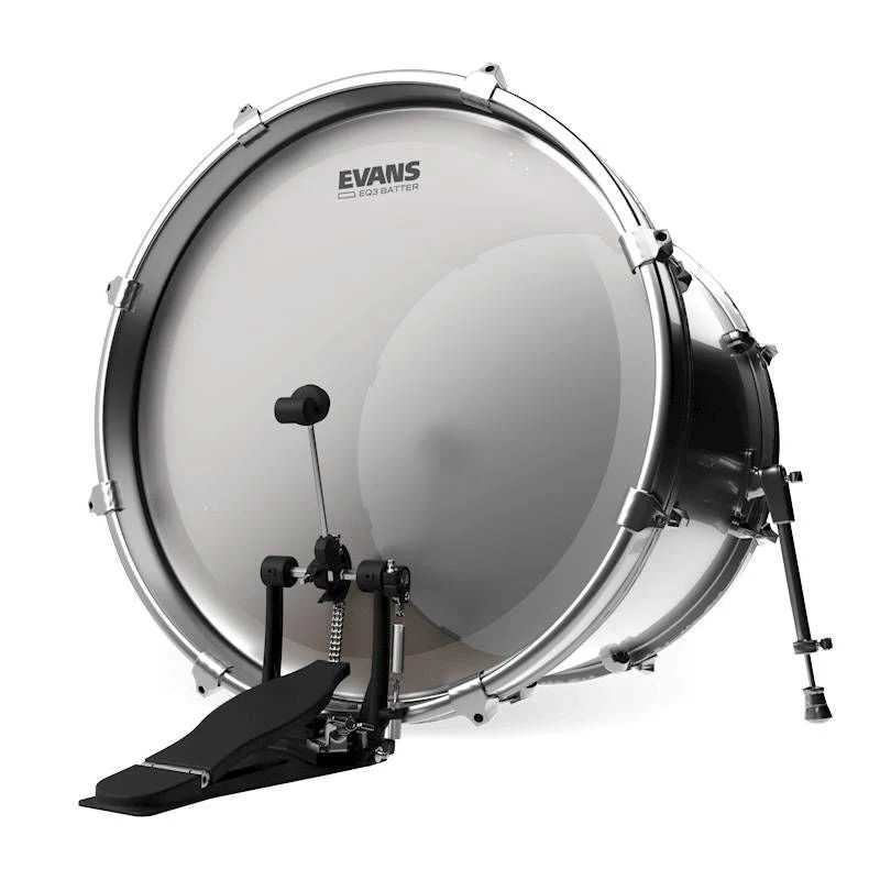 Evans EQ3 Frosted Bass Drum Head, 20 Inch - Image 2
