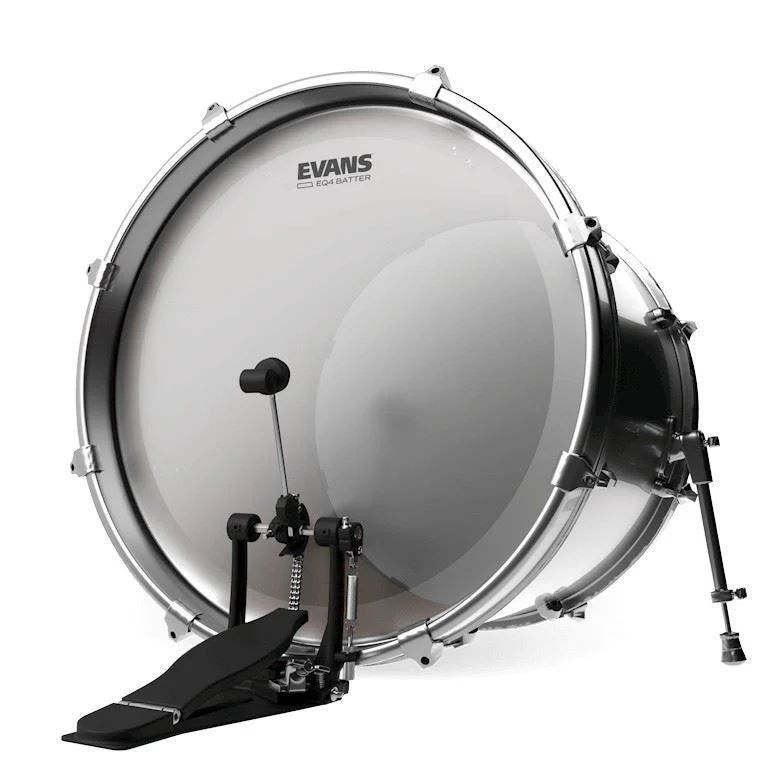 Evans EQ4 Frosted Bass Drum Head, 20 Inch - Image 2