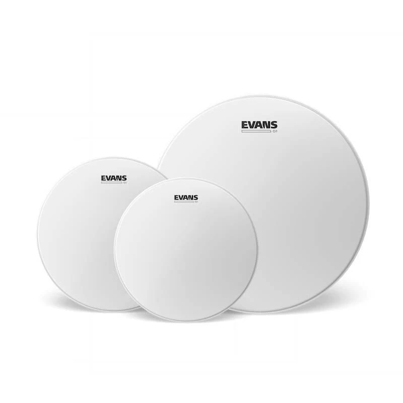 Evans G1 Tompack Coated, Rock (10 inch, 12 inch, 16 inch)