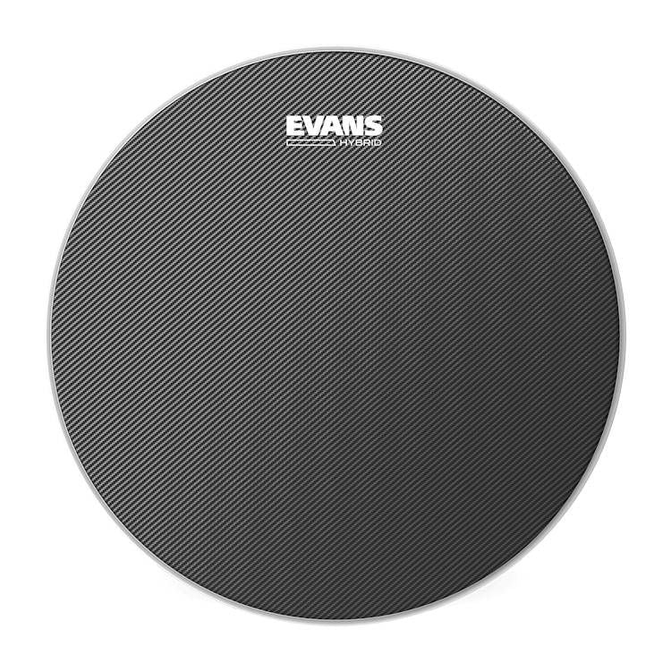 Evans Hybrid Grey Marching Snare Drum Head, 14 Inch - Image 2